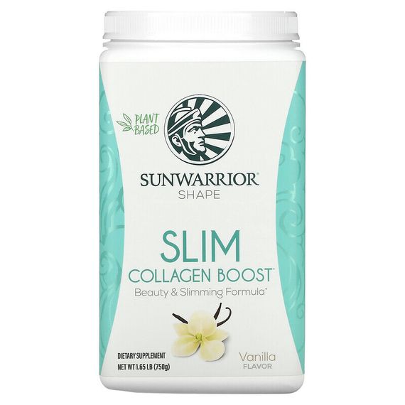 Sunwarrior, Shape, Slim Collagen Boost, ваниль, 750 г (1,65 фунта)