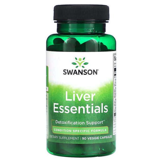 Swanson, Liver Essentials, 90 растительных капсул