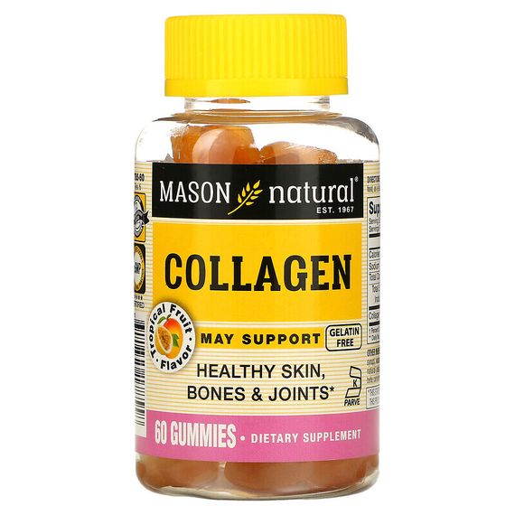 Mason Natural, Collagen, Tropical Fruit, 60 Gummies