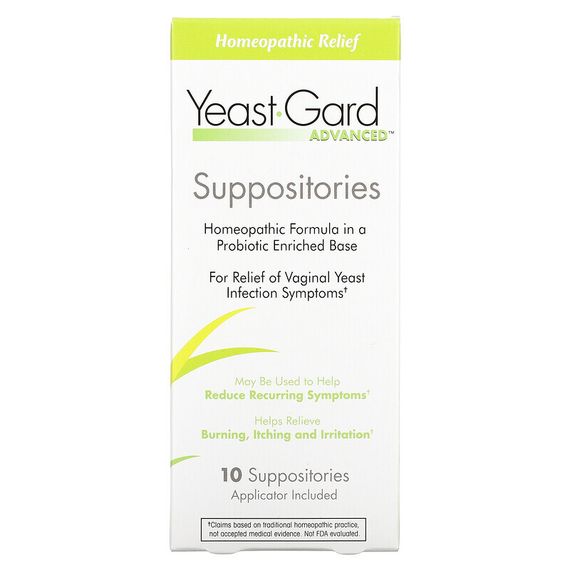 YeastGard Advanced, суппозитории Yeast Gard Advanced, 10 суппозиториев