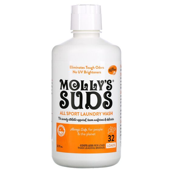 Molly&#39;s Suds, средство для стирки спортивной одежды, 950 мл (32 жидк. унции)