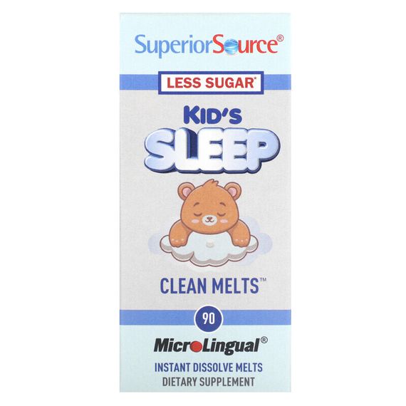 Superior Source, Kid&#39;s Sleep, Clean Melts, 90 Instant Dissolve Melts