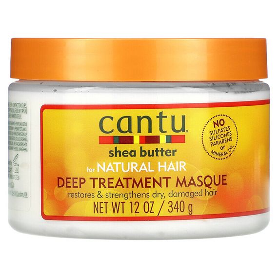 Cantu, Масло ши для натуральных волос, маска для глубокого ухода, 340 г (12 унций)