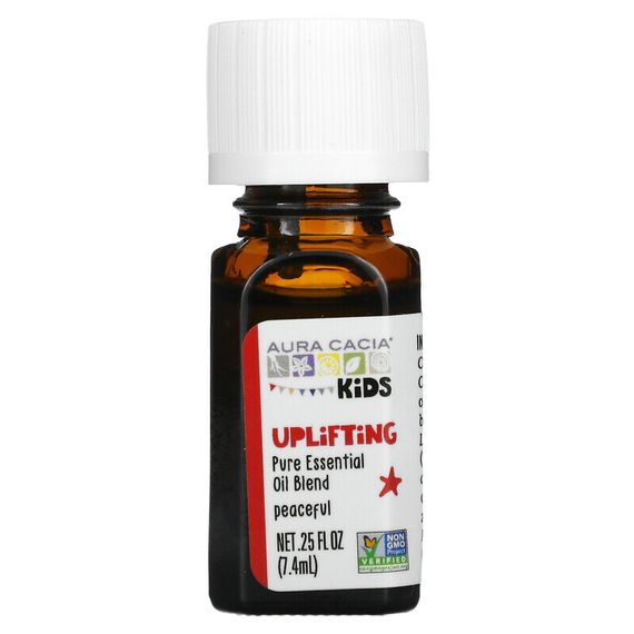 Aura Cacia, Kids, Pure Essential Oil Blend, Uplifting , 0.25 fl oz (7.4 ml)