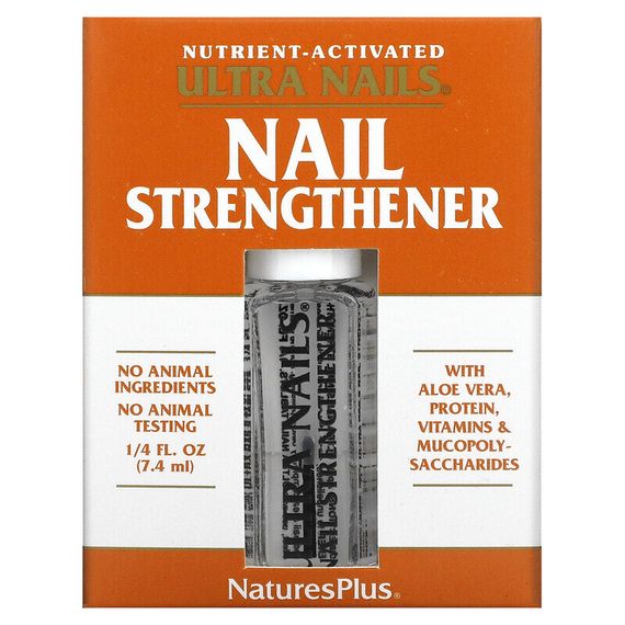 NaturesPlus, Ultra Nails, Nail Strengthener, .25 fl oz (7.4 ml)