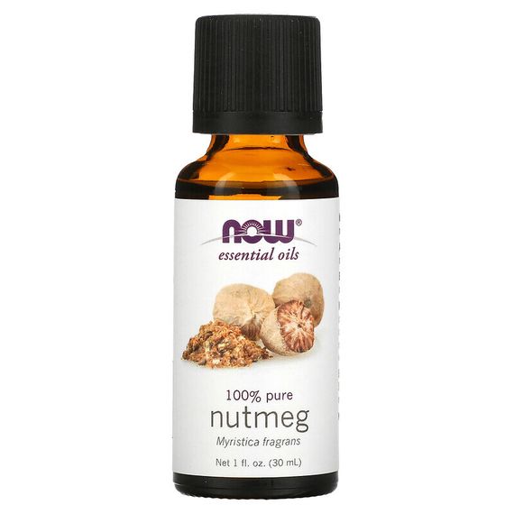 NOW Foods, Essential Oils, Nutmeg, 1 fl oz (30 ml)