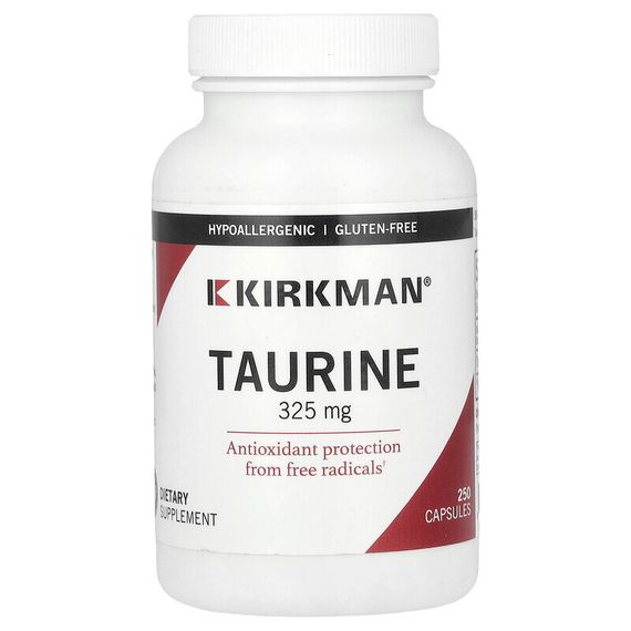 Kirkman Labs, L-таурин, 325 мг, 250 капсул