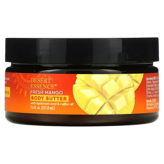 Desert Essence, Масло для тела, свежее манго, 221,8 мл (7,5 жидк. Унции)