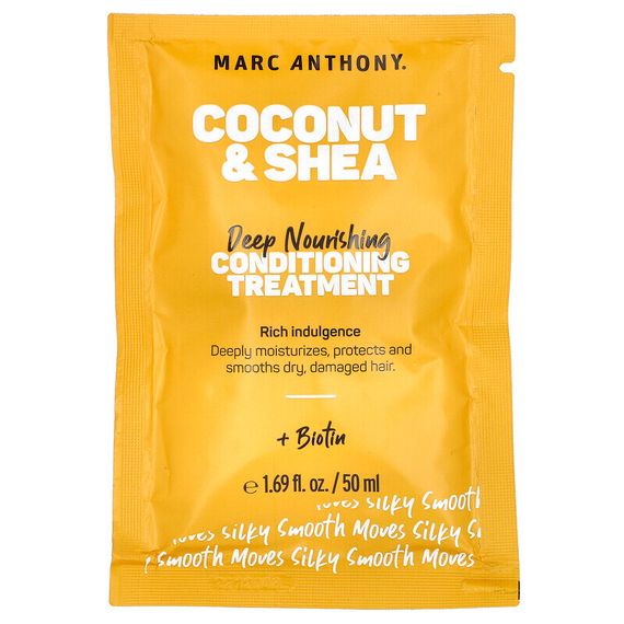 Marc Anthony, 100% кокосовое масло первого отжима и масло ши, кондиционирующее средство, 50 мл (1,69 жидк. Унции)
