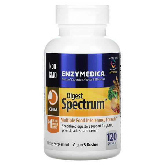 Enzymedica, Спектр пищеварения, 120 капсул