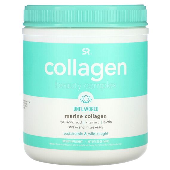 Sports Research, комплекс Collagen Beauty, морской коллаген, с нейтральным вкусом, 163 г (5,75 унций)