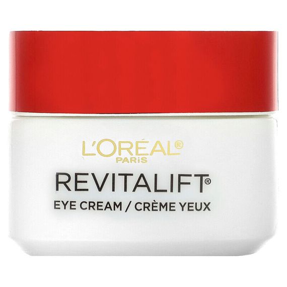 L&#39;Oréal, Revitalift против морщин + укрепление, крем для кожи вокруг глаз, 14 г (0,5 унции)