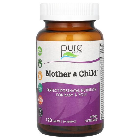 Pure Essence, Для матери и ребенка, 120 таблеток