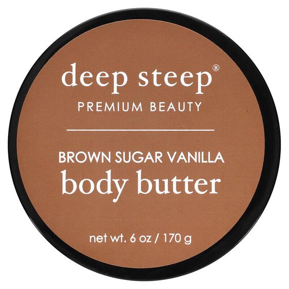 Deep Steep, Масло для тела, коричневый сахар и ваниль, 170 г (6 унций)