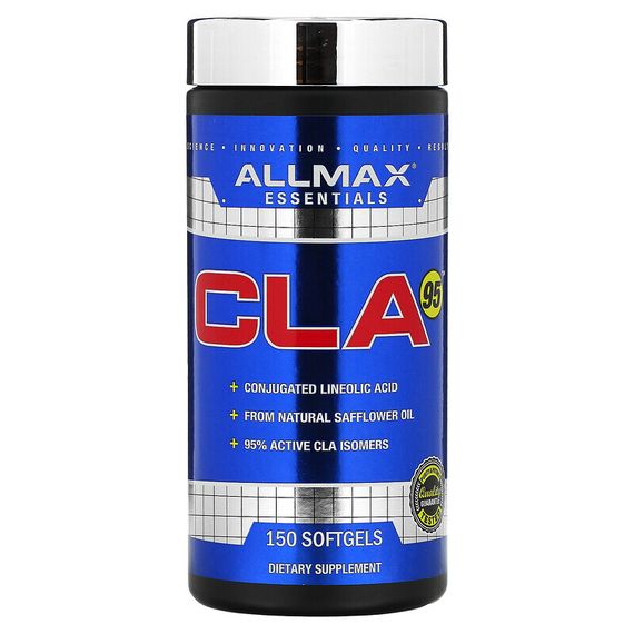 ALLMAX, CLA95, 1000 мг, 150 мягких таблеток