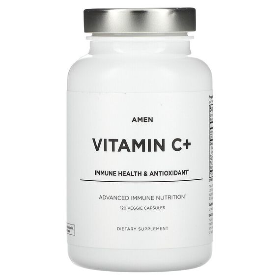 Codeage, Amen, витамин C+, для здоровья иммунной системы, антиоксидант, 120 растительных капсул