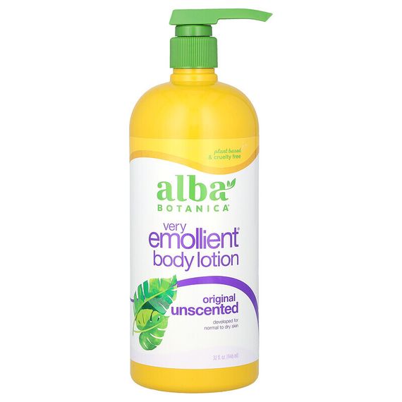 Alba Botanica, Very Emollient, смягчающий лосьон для тела, без запаха, оригинальный, 907 г (32 унции)