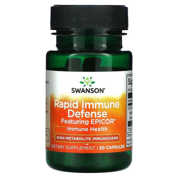 Swanson, Rapid Immune Defense, 30 капсул