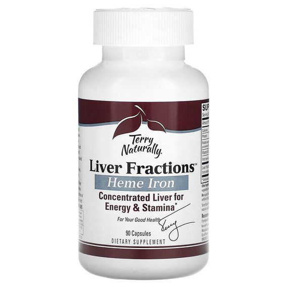 Terry Naturally, Liver Fractions, 90 капсул
