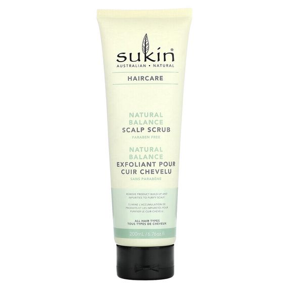 Sukin, Haircare, скраб для кожи головы Natural Balance, 200 мл (6,76 жидк. Унции)