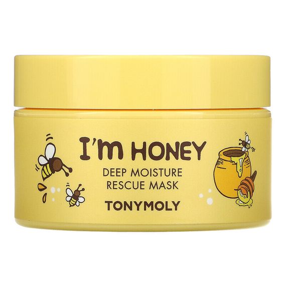Tony Moly, I&#39;m Honey, Deep Moisture Rescue Beauty Mask, 3.52 oz (100 g)