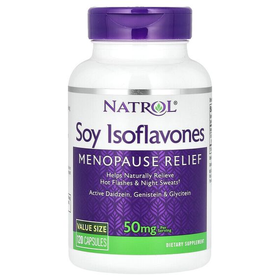 Natrol, Соевые изофлавоны, 10 мг, 120 капсул