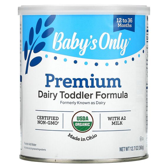 Nature&#39;s One, Baby&#39;s Only, Premium Dairy Toddler Formula, 12 to 36 Months, 12.7 oz (360 g)