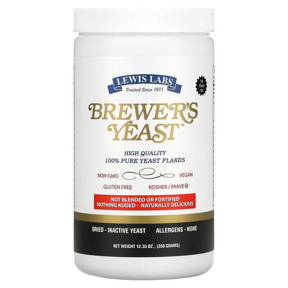 Lewis Labs, Brewer&#39;s Yeast , 12.35 oz (350 g)