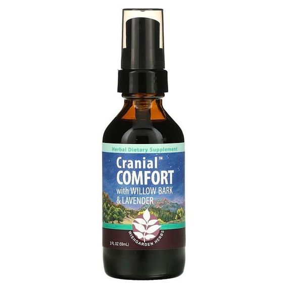 WishGarden Herbs, Cranial Comfort с корой ивы и лавандой, 59 мл (2 жидк. Унции)