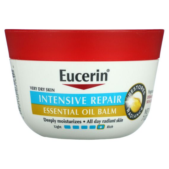 Eucerin, Бальзам с эфирным маслом для интенсивного восстановления, без отдушек, 198 г (7 унций)
