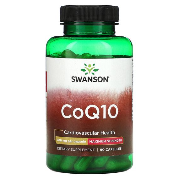 Swanson, CoQ10, 200 мг, 90 капсул