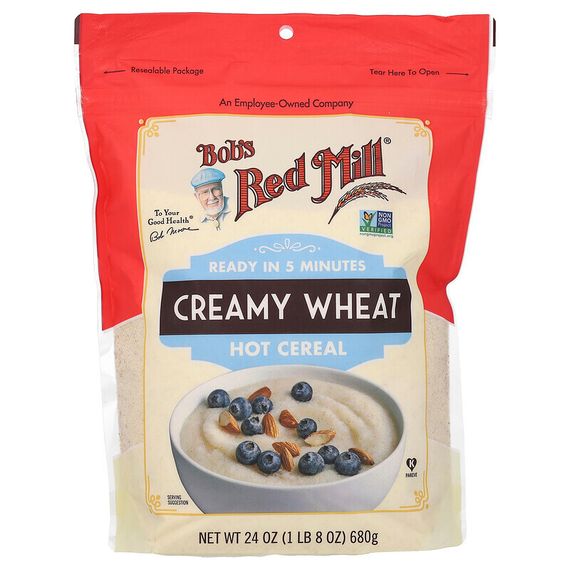 Bob&#39;s Red Mill, Creamy Wheat Hot Cereal, 24 oz (680 g)