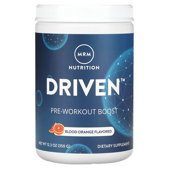 MRM Nutrition, DRIVEN, Pre-Workout Boost, Blutorange, 350 g (12,3 oz.)