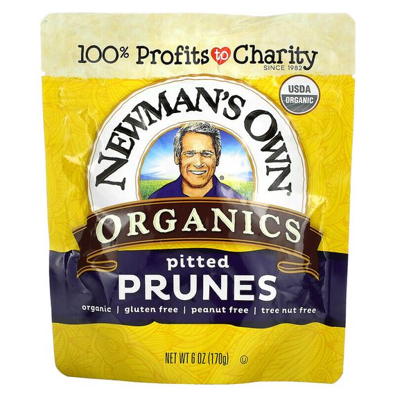 Newman&#39;s Own Organics, Органический чернослив без косточек, 170 г (6 унций)