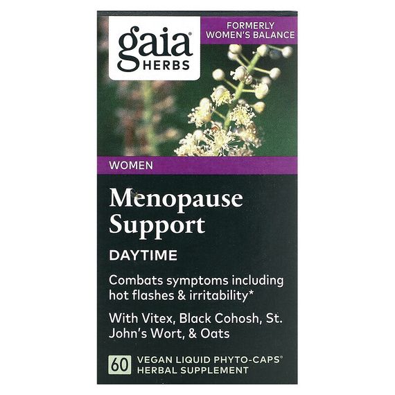 Gaia Herbs, Women&#39;s Balance, 60 веганских жидких фитокапсул