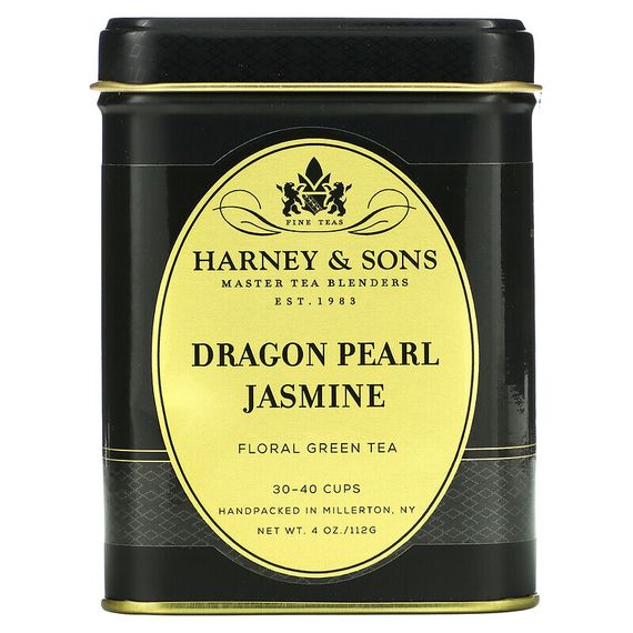 Harney &amp; Sons, Dragon Pearl, Jasmine Tea, 4 oz (112 g)