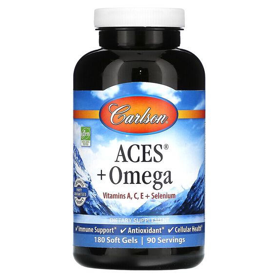 Carlson, ACES + Omega`` 180 мягких таблеток