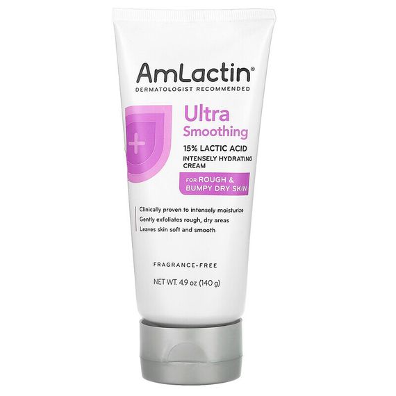 AmLactin, Ultra Smoothing, разглаживающий крем, для огрубевшей и сухой кожи, 140 г (4,9 унции)