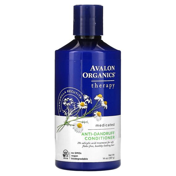Avalon Organics, кондиционер против перхоти, с ромашкой аптечной, 397 мл (14 жидк. унций)