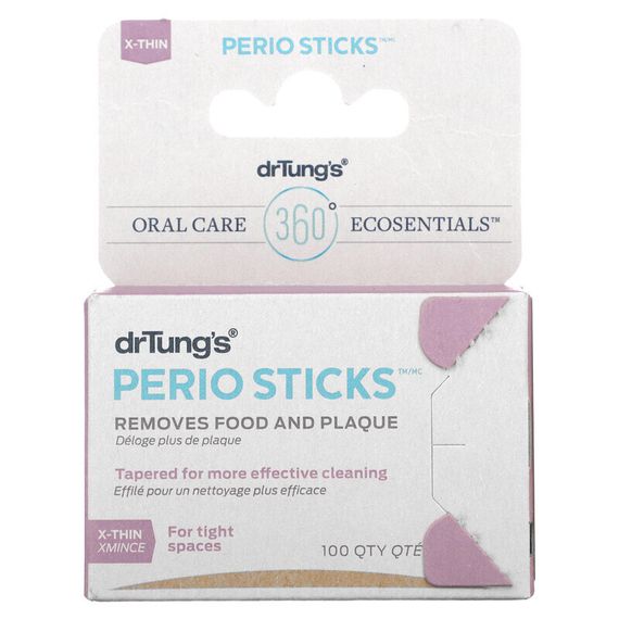 Dr. Tung&#39;s, Perio Sticks, X-Thin, 100 зубочисток