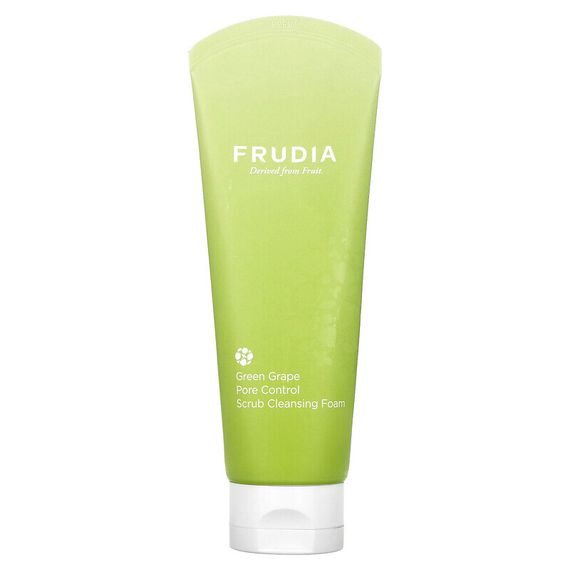 Frudia, Green Grape Pore Control Scrub Cleansing Foam, 4.9 fl oz (145 ml)