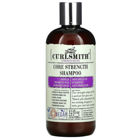 Curlsmith, Шампунь Core Strength, для поврежденных волос, 355 мл (12 жидк. Унций)