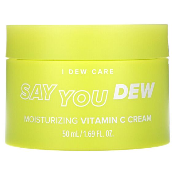 I Dew Care, Say You Dew, увлажняющий крем с витамином C, 50 мл (1,69 жидк. Унции)