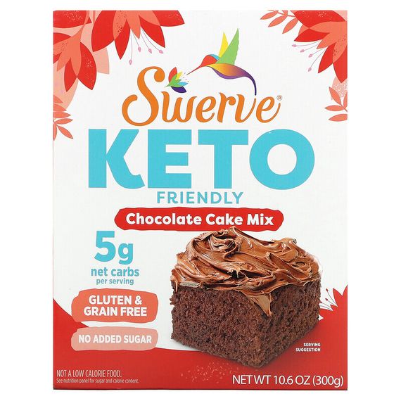 Swerve, Sweets, Chocolate Cake Mix, 10.6 oz (300 g)