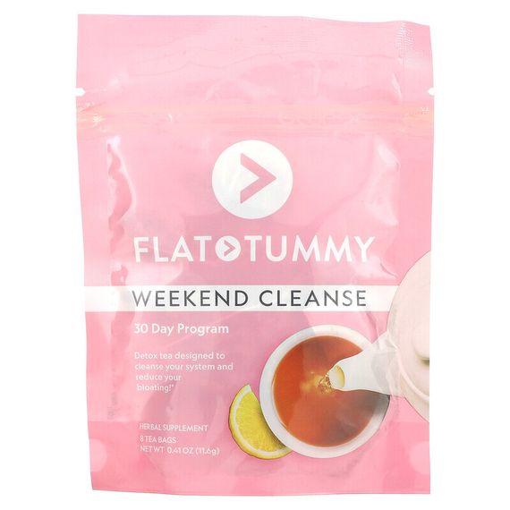 Flat Tummy, Очищающая 30-дневная программа на выходные, 8 чайных пакетиков, по 1,45 г (0,05 унции)