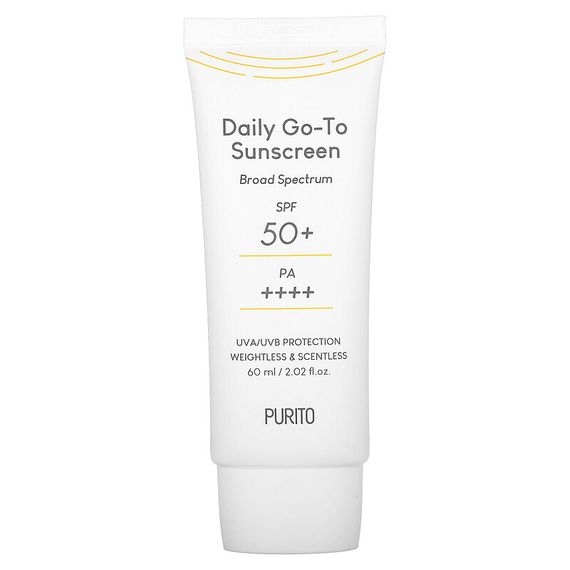 Purito, Daily Go-To Sunscreen, SPF 50+ PA++++, 2.02 fl oz (60 ml)