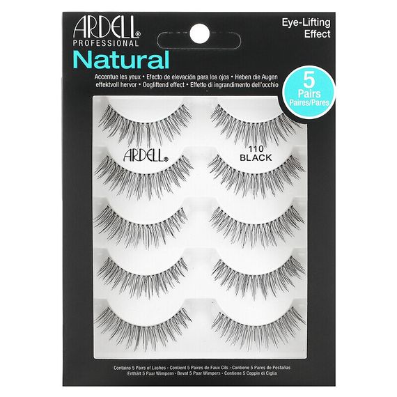 Ardell, Natural Lash, эффект лифтинга глаз, 5 пар