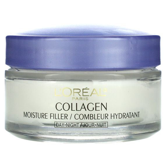 L&#39;Oréal, Collagen Moisture Filler, дневной / ночной крем с коллагеном, 48 г