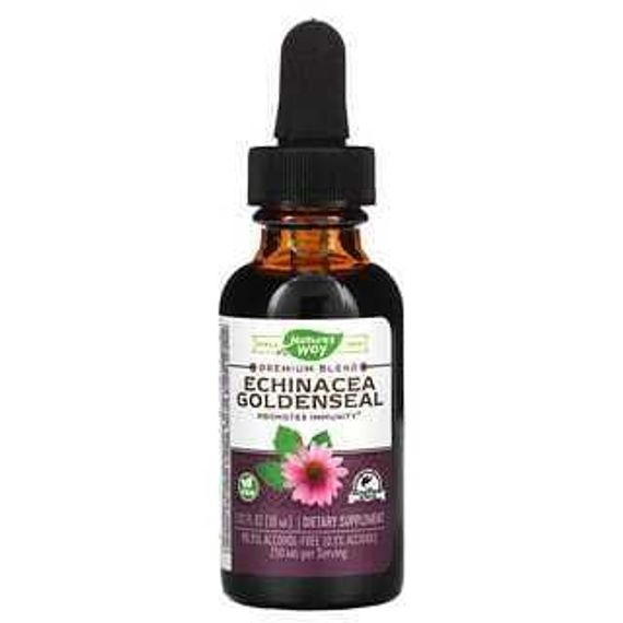 Nature&#39;s Way, Echinacea-Gelbwurzel, 99,9% alkoholfrei, 30 ml (1,01 fl. oz.)