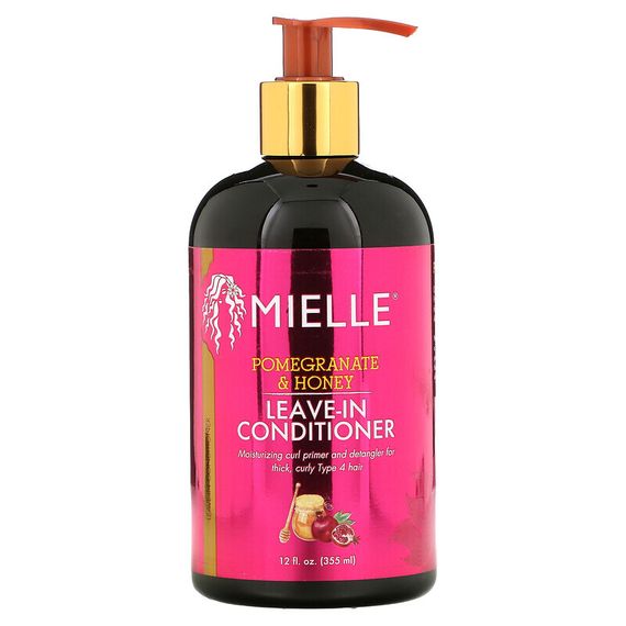 Mielle, Leave-In Conditioner, Pomegranate &amp; Honey, 12 fl oz (355 ml)